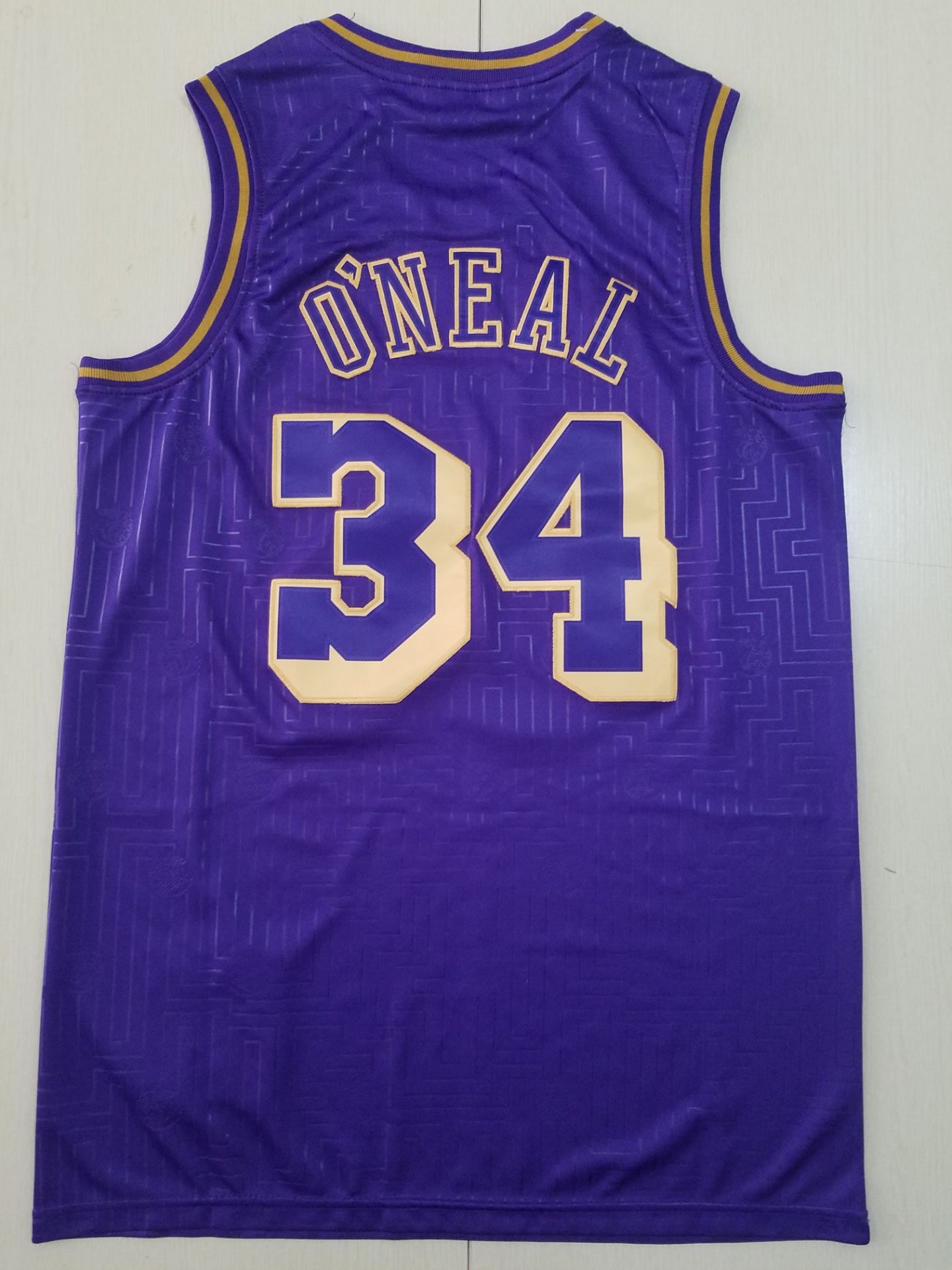 2020 Men Los Angeles Lakers 34 Oneal blue NBA Jerseys